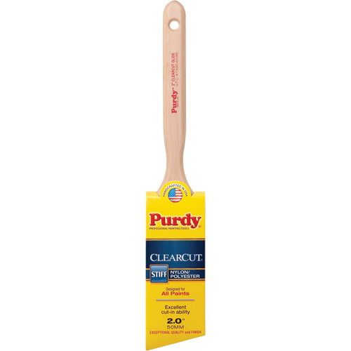 Clearcut&reg; Glide Paint Brush, Poly/Nylon, Wood Handle, 2" Width PB Rental Co. Ltd.