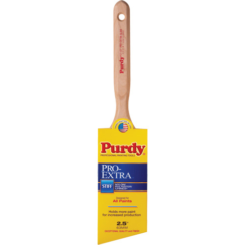 Pinceau Pro-Extra Glide, Mat&eacute;riau m&eacute;lang&eacute;, Manche Bois, Largeur de 2-1/2" PB Rental Co. Ltd.
