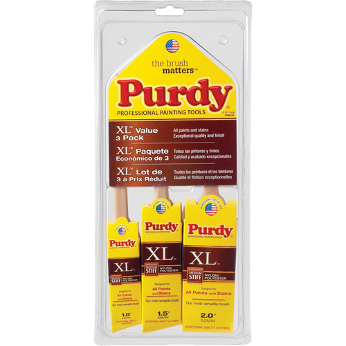 Assortiment de pinceaux XL, Poly/nylon, Manche Bois PB Rental Co. Ltd.