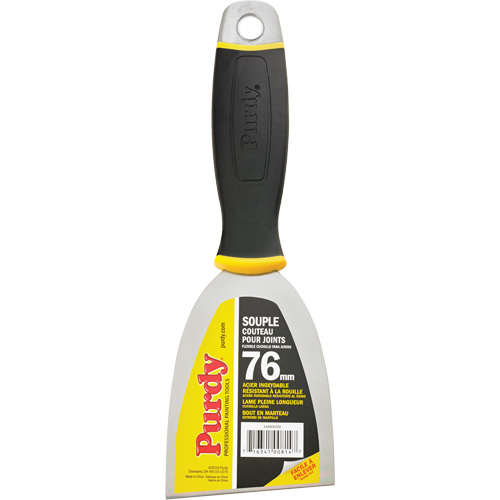 Couteau &agrave; joints de premi&egrave;re qualit&eacute;, Lame Acier inoxydable, Largeur 3", Manche Plastique PB Rental Co. Ltd.