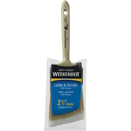 Weekender Angle Paint Brush, Polyester, Plastic Handle, 2-1/2" Width PB Rental Co. Ltd.