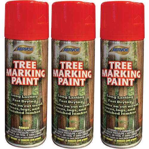 Aervoe 690 Fluorescent Tree Marking Paint, Fluorescent Red, 16 oz. PB Rental Co. Ltd.