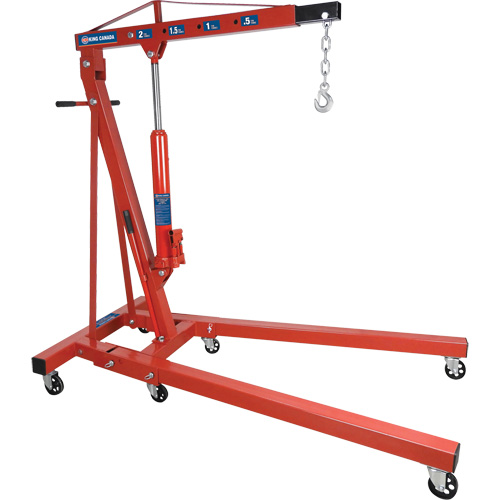 2-Ton Folding Shop Crane, 4000 lbs. (2 tons) Capacity PB Rental Co. Ltd.