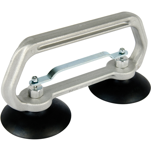 Vacuum Cups - Heavy-Duty Double Cup, 50 lbs. Capacity, 4", Pull-bar, 10" Handle Length PB Rental Co. Ltd.