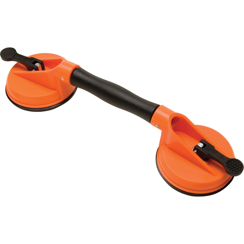 Manually Operated Hand Vacuum Cups - Double Handcup-Swivel, 50 lbs. Capacity, 4-5/8", Lever, 13" Handle Length PB Rental Co. Ltd.