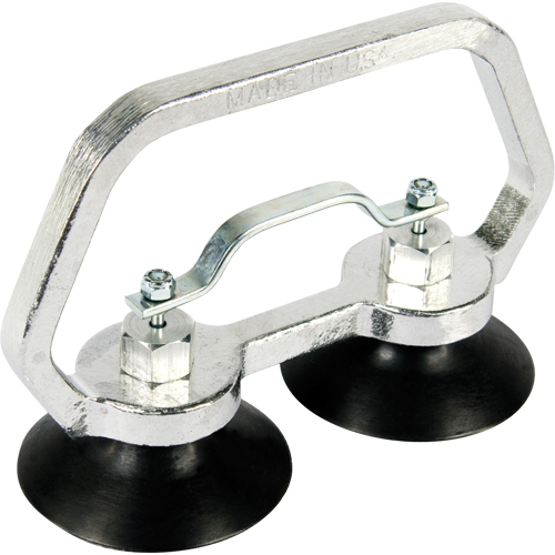 Vacuum Cups - Heavy-Duty Double Cup, 30 lbs. Capacity, 3", Pull-bar, 7" Handle Length PB Rental Co. Ltd.