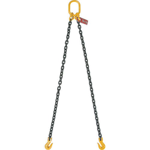&eacute;lingues en chaîne, chaîne 80, Double branches, crochets Oblong et &eacute;chappement, 5/8" x 5' PB Rental Co. Ltd.