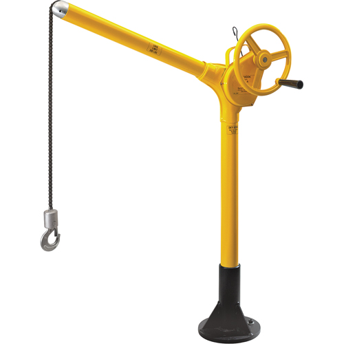 Tall Industrial Lifting Device with Bolt-Down Base, 500 lbs. (0.25 tons) Capacity PB Rental Co. Ltd.