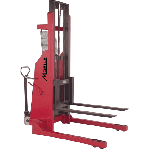 Gerbeur hydraulique, Fonctionnement &eacute;lectrique, Capacit&eacute; 1500 lb, Lev&eacute;e max 144" PB Rental Co. Ltd.
