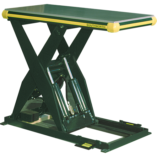 Hydraulic Backsaver Scissor Lift Table, Steel, 48" L x 48" W, 4000 lbs. Capacity PB Rental Co. Ltd.