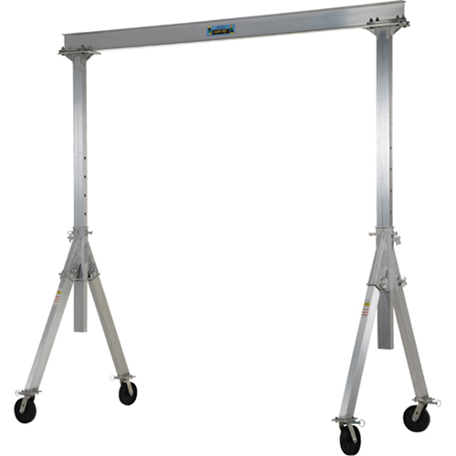 Grue mobile ajustable en aluminium, 10' lo, Capacit&eacute; 2000 lb (1 tonne) PB Rental Co. Ltd.