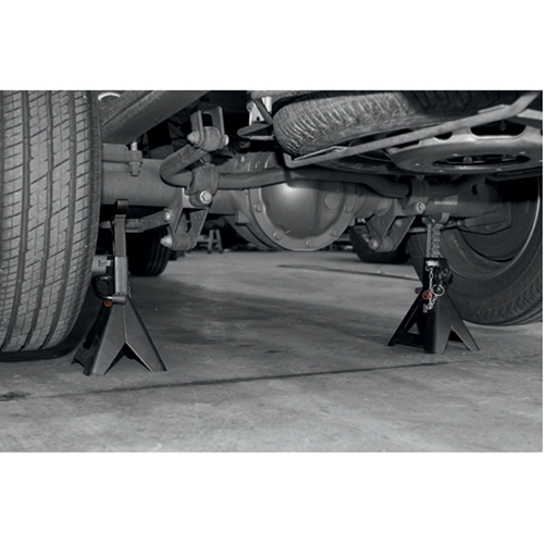 Jack Stands, Locking Pin, 2 tons Capacity, 11" - 16-7/10" H PB Rental Co. Ltd.