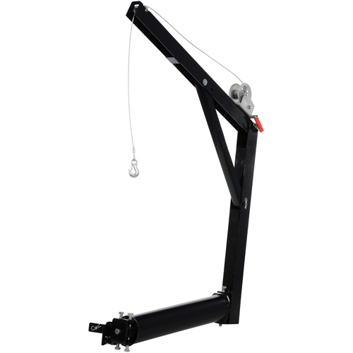 Hitch Mounted Truck Jib Crane, 600 lbs. (0.3 tons) Capacity, 84-5/8" Max. Clearance PB Rental Co. Ltd.