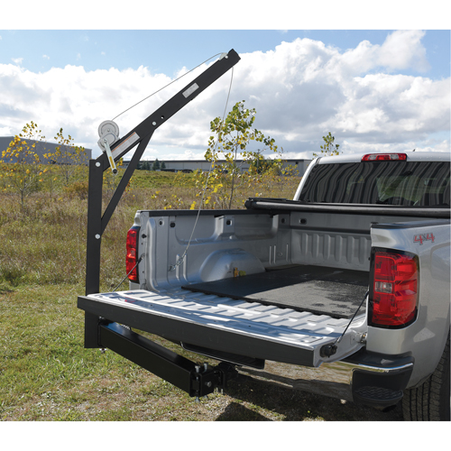 Hitch Mounted Truck Jib Crane, 600 lbs. (0.3 tons) Capacity, 84-5/8" Max. Clearance PB Rental Co. Ltd.