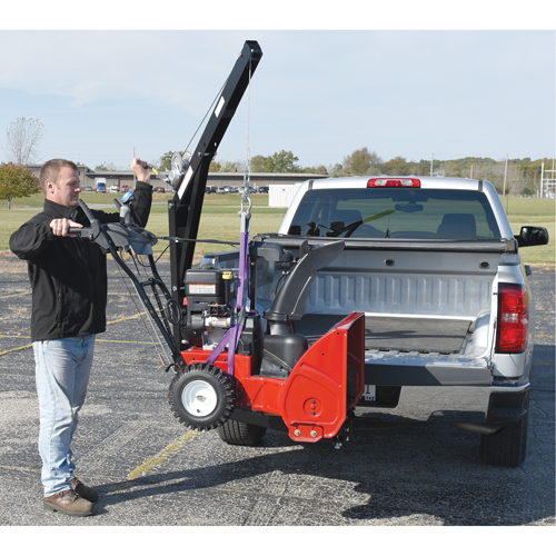 Hitch Mounted Truck Jib Crane, 600 lbs. (0.3 tons) Capacity, 84-5/8" Max. Clearance PB Rental Co. Ltd.