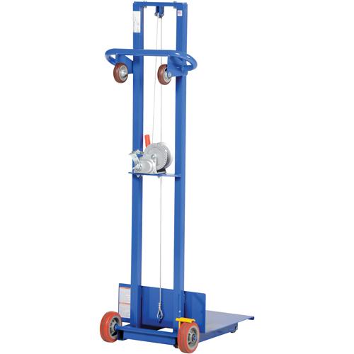 Platform Lift Stacker, Hand Winch Operated, 400 lbs. Capacity, 58" Max Lift PB Rental Co. Ltd.