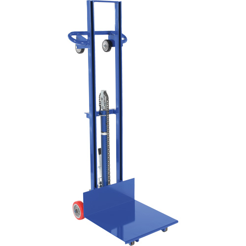 Gerbeur hydraulique &agrave; plateforme, M&eacute;canisme Pompe au pied, Capacit&eacute; de 400 lb, Levage max de 51-1/8" PB Rental Co. Ltd.
