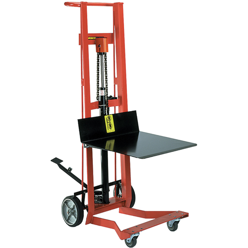 Hydraulic Platform Lift Stacker, Foot Pump Operated, 750 lbs. Capacity, 54" Max Lift PB Rental Co. Ltd.