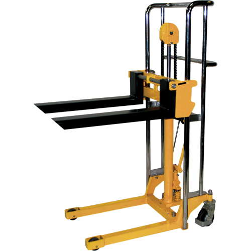 Gerbeur hydraulique pour chariot &eacute;l&eacute;vateur - VL59, Fonctionnement Pompe au pied, Capacit&eacute; 880 lb, Lev&eacute;e max 59" PB Rental Co. Ltd.