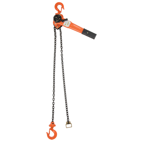 Lever Chain Hoist, 10' Lift, 1000 lbs. (0.5 tons) Capacity, Alloy Steel Chain PB Rental Co. Ltd.