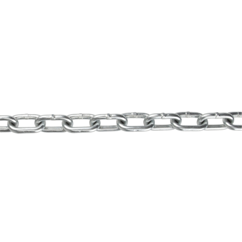Chaîne &agrave; maillon droit, Acier &agrave; faible teneur en carbone, 1/8" x 350' (106,7 m) l, Calibre 30, Charge d'utilisation 400 lb (0,2 tonne) PB Rental Co. Ltd.