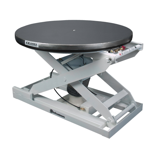 Positionneur pour palette &agrave; nivellement automatique EZ Loader E - plateforme en acier inoxydable, 43" lo x 43" la, Capacit&eacute; 4000 lb PB Rental Co. Ltd.