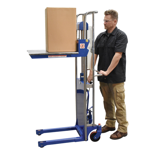 Hefti-Lift Load Stacker, Foot Pump Operated, 880 lbs. Capacity, 59" Max Lift PB Rental Co. Ltd.