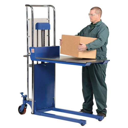 Hefti-Lift Load Stacker, Foot Pump Operated, 300 lbs. Capacity, 59" Max Lift PB Rental Co. Ltd.