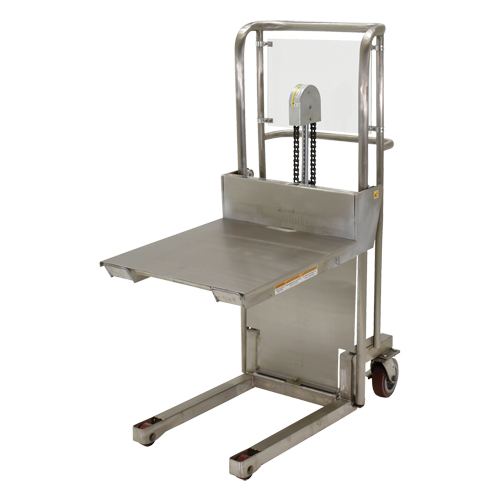 Gerbeur Hefti-Lift, M&eacute;canisme Pompe au pied, Capacit&eacute; de 450 lb, Levage max de 45-5/8" PB Rental Co. Ltd.