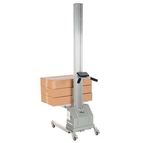 Gerbeur &agrave; levage rapide, M&eacute;canisme &eacute;lectrique, Capacit&eacute; de 125 lb, Levage max de 72" PB Rental Co. Ltd.