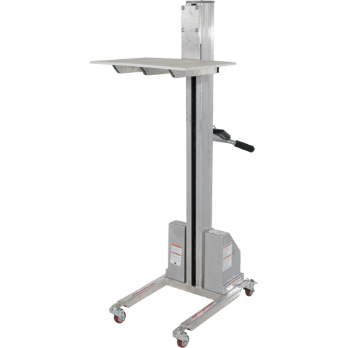 Gerbeur &agrave; levage rapide, M&eacute;canisme &eacute;lectrique, Capacit&eacute; de 175 lb, Levage max de 57" PB Rental Co. Ltd.