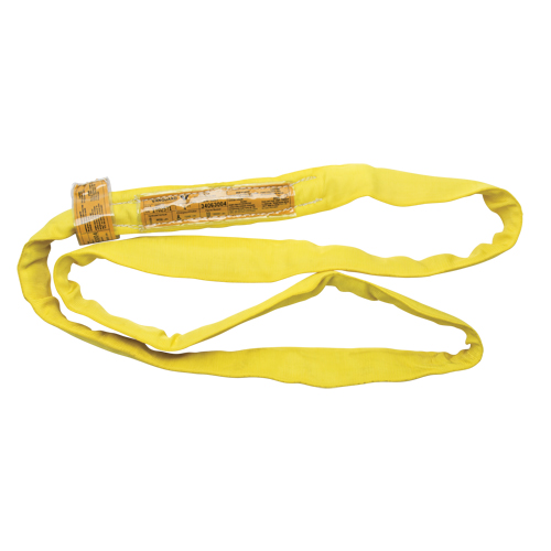&eacute;lingue de levage en polyester ronde, Jaune, 2-1/2" la x 3' lo, 9000 lb Charge verticale PB Rental Co. Ltd.