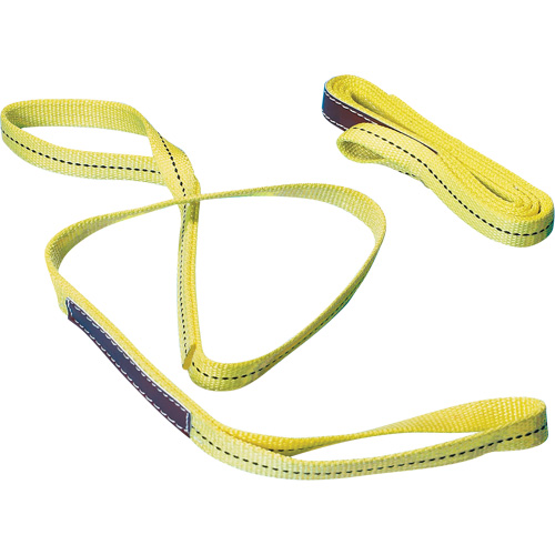Nylon Sling, Double Ply, Double Eye, Type 3, 1" W x 6' L, 1000 lbs. Vertical Load Limit PB Rental Co. Ltd.