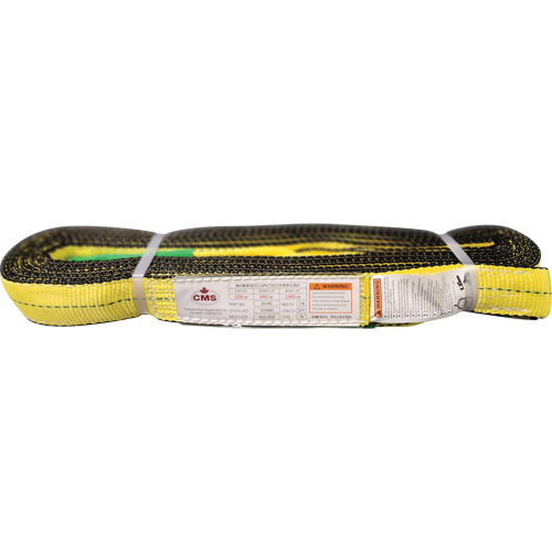 &eacute;lingue en sangle de polyester, Pli Double, Oeillets renvers&eacute;s, Type 4, 2" la x 20' lo, Capacit&eacute; verticale 6400 lb PB Rental Co. Ltd.