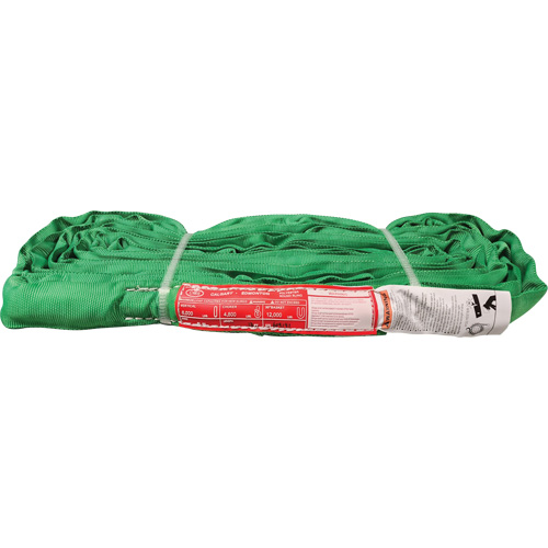 &eacute;lingue ronde en polyester, Vert, 12' lo, 6000 lb Charge verticale PB Rental Co. Ltd.