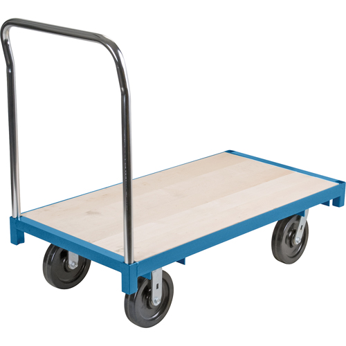 Heavy-Duty Platform Truck, 48" L x 24" W, 2500 lbs. Capacity, Nylon Casters PB Rental Co. Ltd.