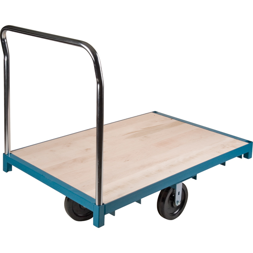 Chariot &agrave; plateforme robuste, 48" lo x 24" la, Capacit&eacute; de 2500 lb, Roues en Nylon PB Rental Co. Ltd.