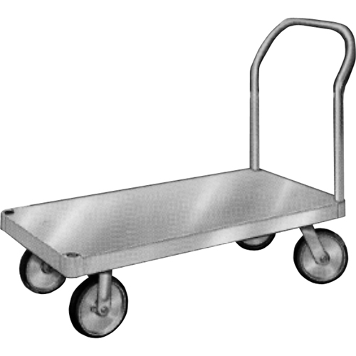 Diable en aluminium, 24" la x 36" lo, 2000 lb cap, Roues Caoutchouc PB Rental Co. Ltd.
