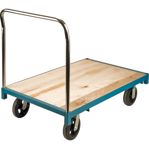 Chariot &agrave; plateforme robuste, 48" lo x 30" la, Capacit&eacute; de 2000 lb, Roues en Caoutchouc PB Rental Co. Ltd.