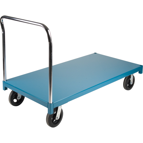 Chariot &agrave; plateforme robuste, 60" lo x 30" la x Capacit&eacute; 2000 lb, Roues en Caoutchouc PB Rental Co. Ltd.