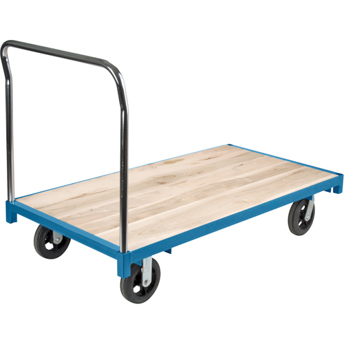 Heavy-Duty Platform Truck, 60" L x 30" W, 2000 lbs. Capacity, Rubber Casters PB Rental Co. Ltd.