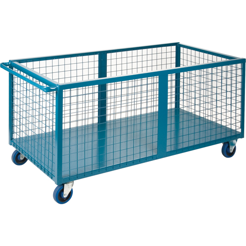 Caisson en treillis m&eacute;tallique, Acier, 75" lo x 30" la x 31,5" h, Volume 30 pi³, Capacit&eacute; 1200 lb PB Rental Co. Ltd.