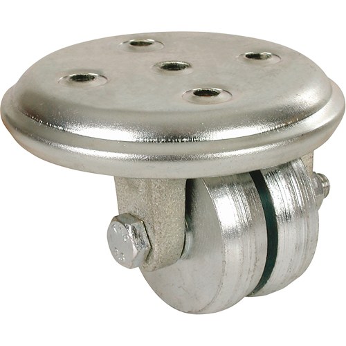 Roulettes &agrave; bas niveau, Pivotant, 2" (51 mm), Fonte, 600 lb (272 kg) PB Rental Co. Ltd.
