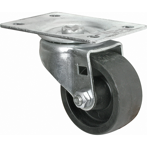 Roulette &agrave; usage l&eacute;ger, Pivotant, 2-1/2" (63,5 mm), Polyol&eacute;fine, 200 lb (91 kg) PB Rental Co. Ltd.