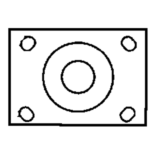 Roulette &agrave; freinage complet, Pivotant avec frein, 6" (152,4 mm), Caoutchouc, 450 lb (204 kg) PB Rental Co. Ltd.