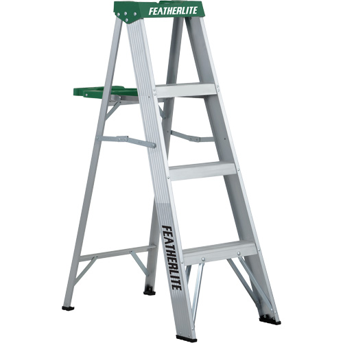 Commercial Duty Stepladders (2400 Series), 4', Aluminum, 225 lbs. Capacity, Type 2 PB Rental Co. Ltd.