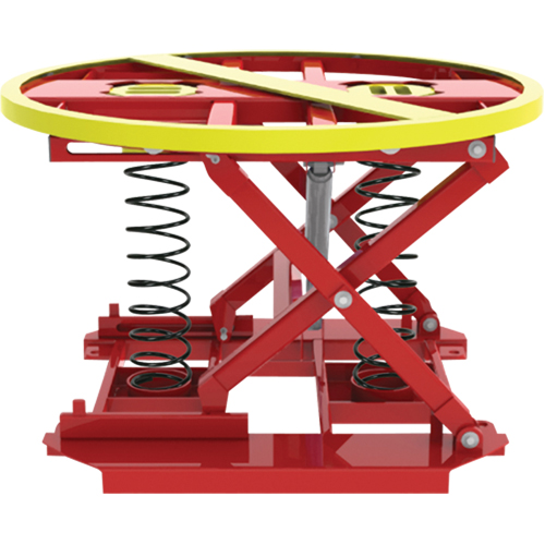 Pallet Pal&reg; 360 Spring Level Loader, 43-5/8" L x 43-5/8" W, 4500 lbs. Cap. PB Rental Co. Ltd.