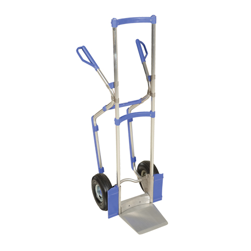 Diable ergonomique, Prise Combinaison, Aluminium, Hauteur de 52", Capacit&eacute; 350 lb PB Rental Co. Ltd.