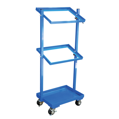 Chariot &agrave; cueillette, Acier, 30-11/16" la x 19-1/4" p, 3 tablettes, Capacit&eacute; 300 lb PB Rental Co. Ltd.