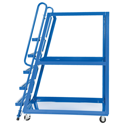 Stock Picking Cart, Steel, 27-7/8" W x 56-1/8" D, 3 Shelves, 1000 lbs. Capacity PB Rental Co. Ltd.